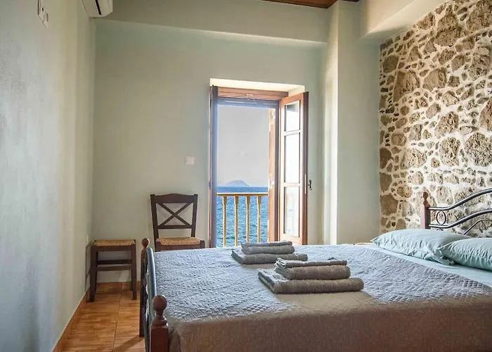 Casa Del Mare Sea View House Up To 6 Guests شقة Mandrákion